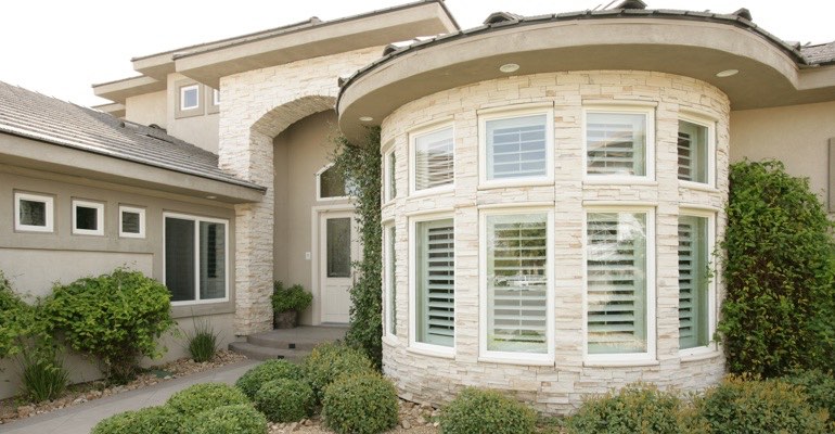 Exterior view of shutters Hartford home